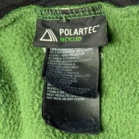 The North Face Denali Jacket Mens XL Green Fleece Outdoors Polartec Recycled - Picture 14 of 16